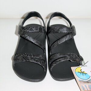 Aetrex Jillain  Sport Sandal Brown Boa, Size US 6 - EU 36 - UK 4